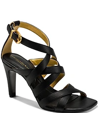 Donna Karan Briarrose Strappy Ankle Wrap Dress Sandals