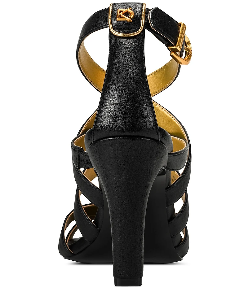 Donna Karan Briarrose Strappy Ankle Wrap Dress Sandals