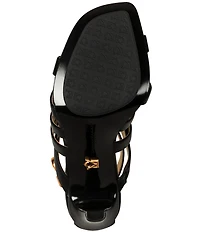 Donna Karan Briarrose Strappy Ankle Wrap Dress Sandals