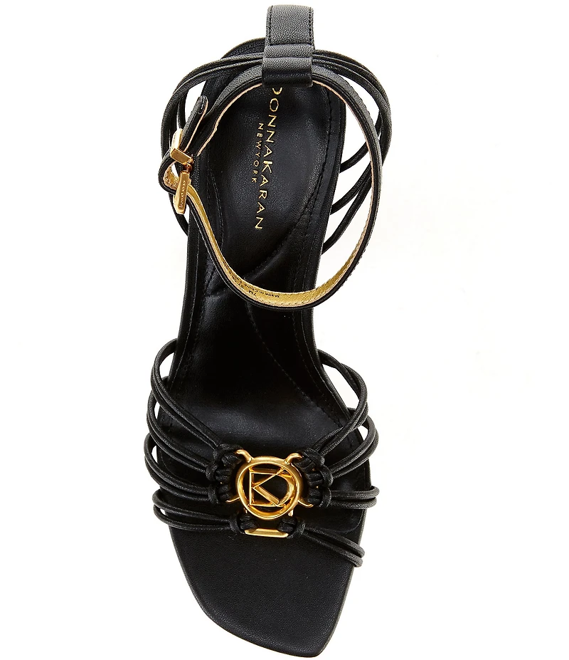 Donna Karan Brielle High Heel Ankle Strap Stiletto Dress Sandals