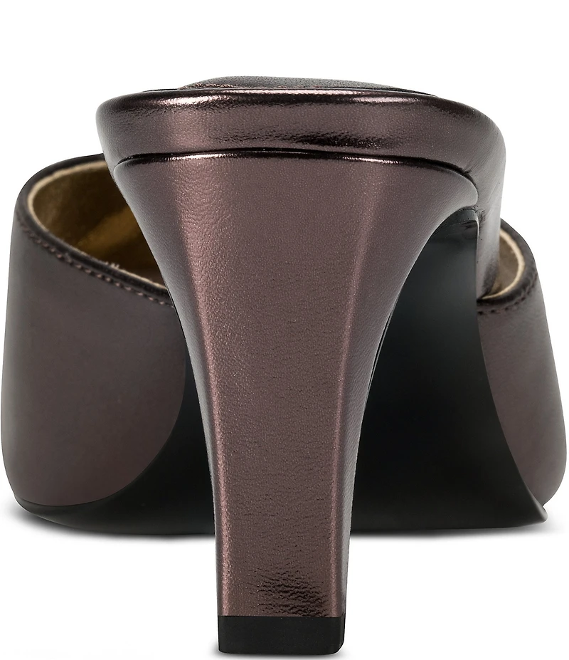 Donna Karan Byrony Logo Ornament Dress Slide Sandals