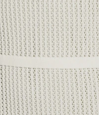 Donna Karan Cap Sleeve Mock Neck Knit Midi Dress