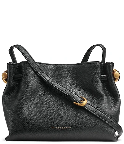 Donna Karan Cashmere Leather Crossbody Bag