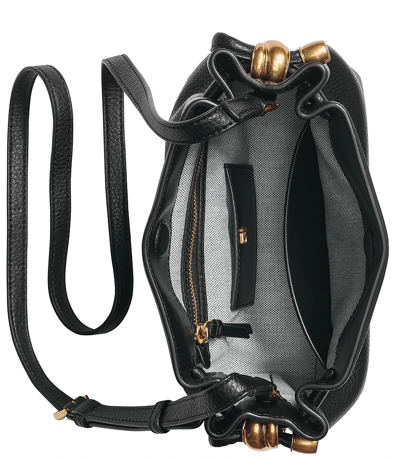 Donna Karan Cashmere Leather Crossbody Bag