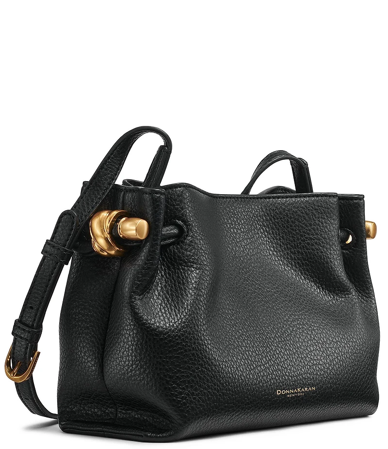 Donna Karan Cashmere Leather Crossbody Bag