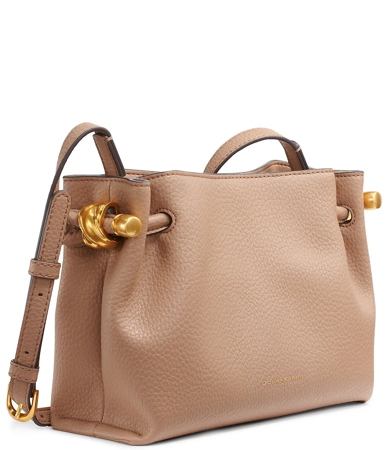 Donna Karan Cashmere Leather Crossbody Bag