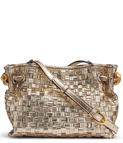 Donna Karan Cashmere Metallic Woven Crossbody