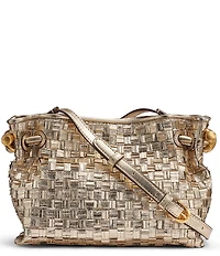Donna Karan Cashmere Metallic Woven Crossbody