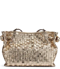 Donna Karan Cashmere Metallic Woven Crossbody