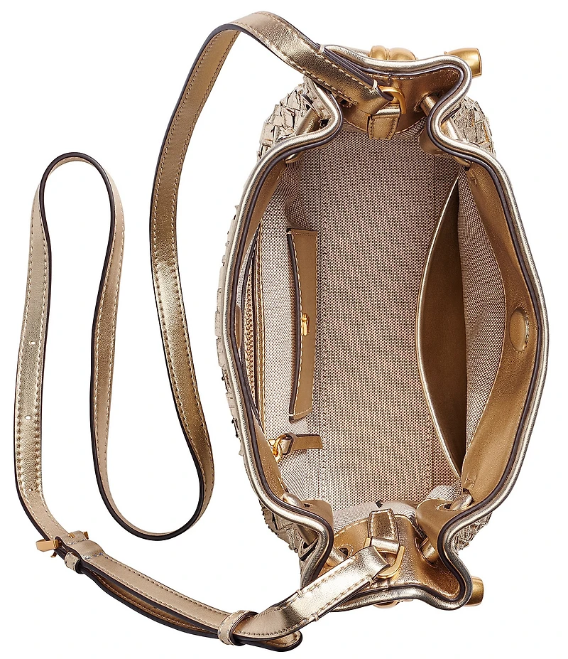 Donna Karan Cashmere Metallic Woven Crossbody
