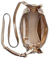 Donna Karan Cashmere Metallic Woven Crossbody