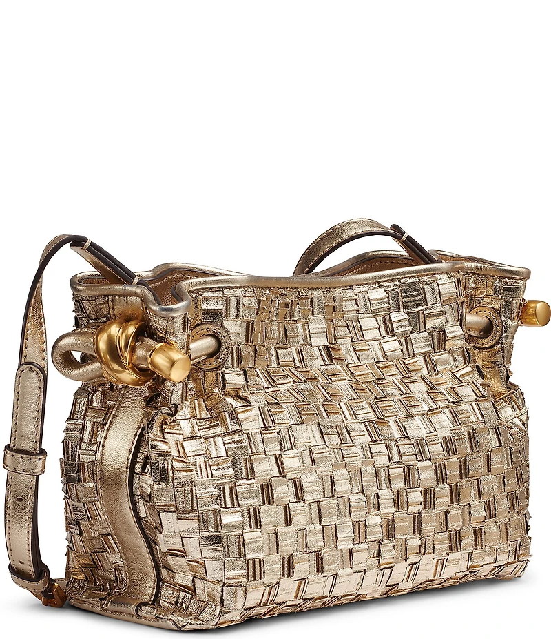 Donna Karan Cashmere Metallic Woven Crossbody
