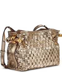 Donna Karan Cashmere Metallic Woven Crossbody