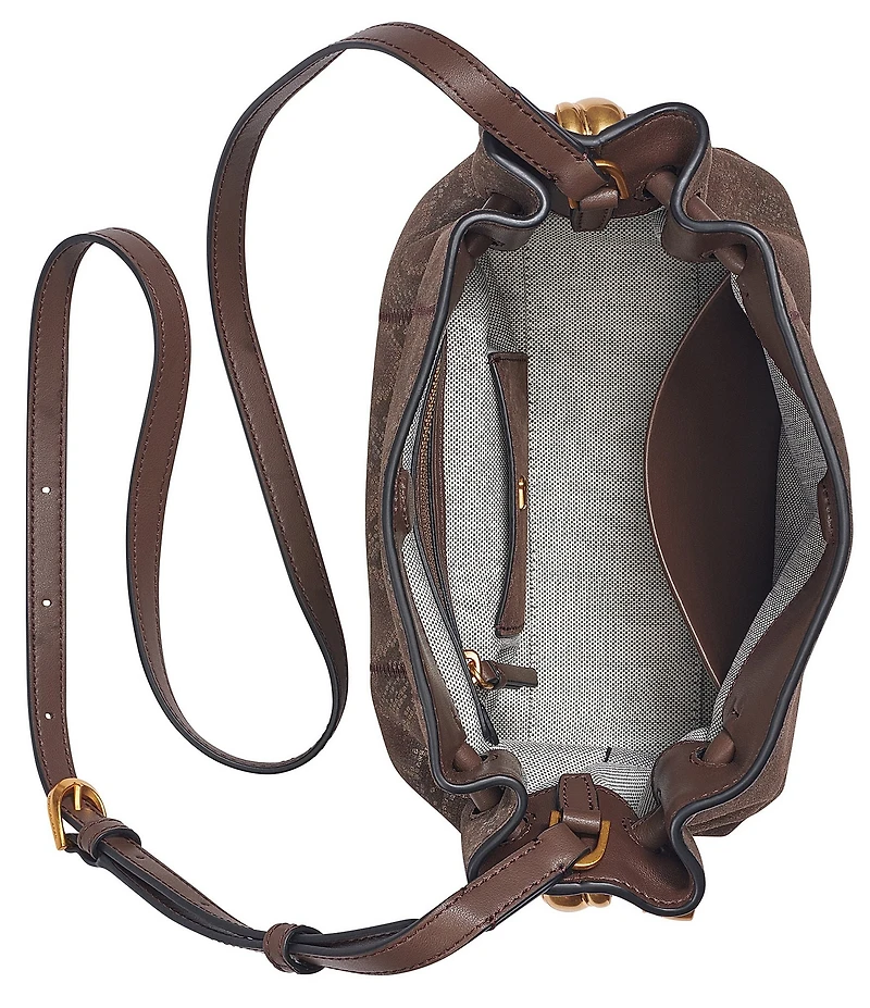Donna Karan Cashmere Snake Effect Crossbody Bag