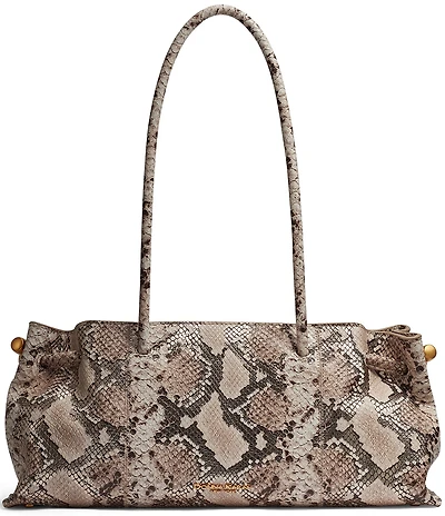 Donna Karan Cashmere Snake Print Medium Tote Bag