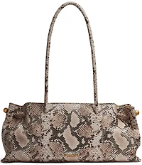 Donna Karan Cashmere Snake Print Medium Tote Bag