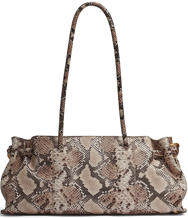 Donna Karan Cashmere Snake Print Medium Tote Bag