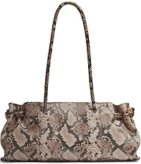 Donna Karan Cashmere Snake Print Medium Tote Bag