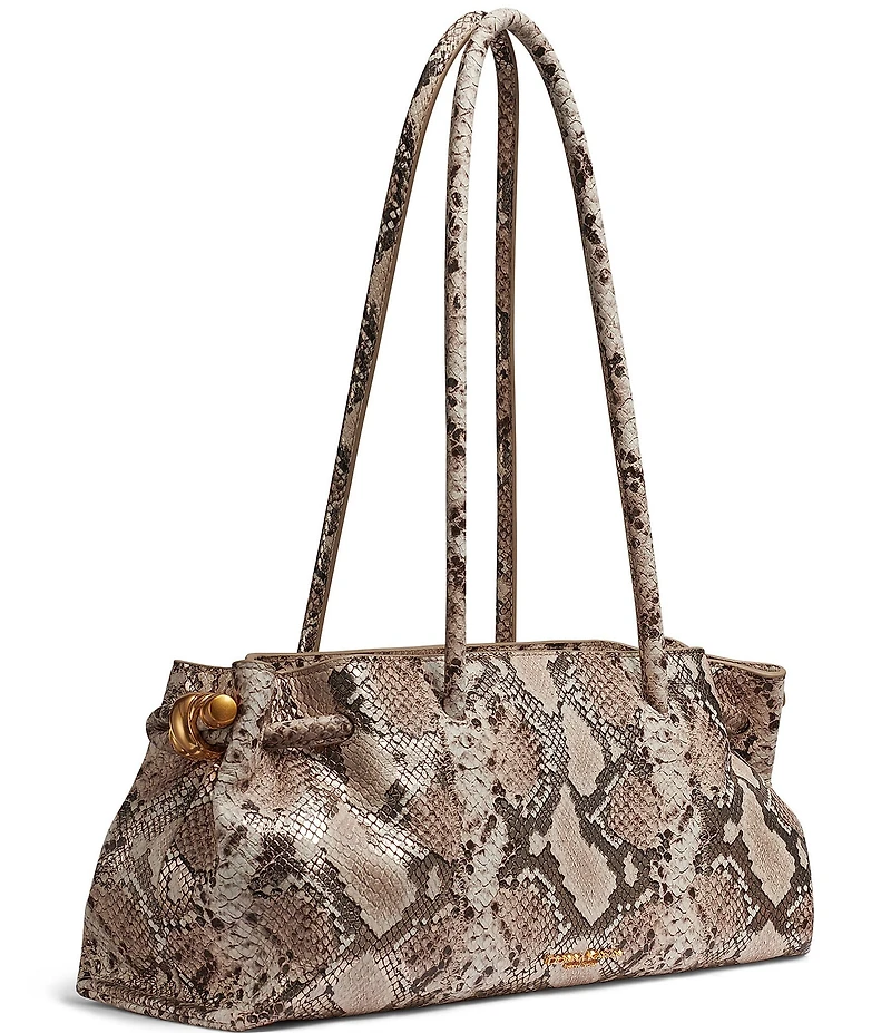 Donna Karan Cashmere Snake Print Medium Tote Bag