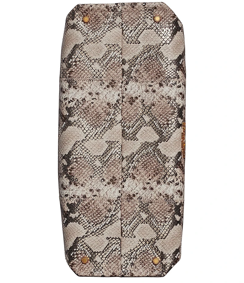 Donna Karan Cashmere Snake Print Medium Tote Bag