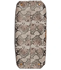 Donna Karan Cashmere Snake Print Medium Tote Bag