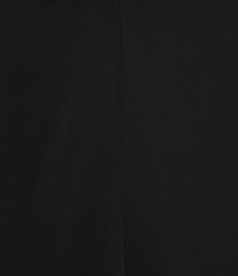 Donna Karan Charmeuse High Waist Wide Leg Pants