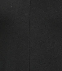 Donna Karan Concord Scuba Crew Neck Sleeveless Tie Waist Belted Sheath Midi Dress