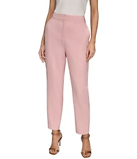 Donna Karan Coordinating Crepe Flat Front Straight Leg Pants