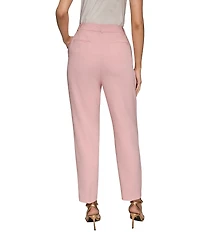 Donna Karan Coordinating Crepe Flat Front Straight Leg Pants
