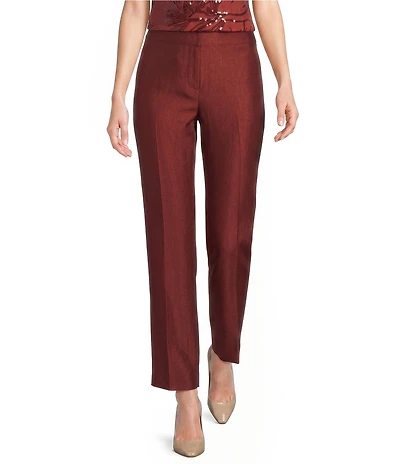 Donna Karan Coordinating Liquid Shine Slim Leg Ankle Pants