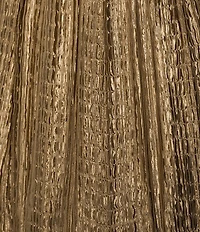 Donna Karan Coordinating Metallic Pleated Extra High Rise Wide Leg Pants