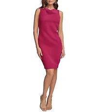 Donna Karan Cowl Neck Sleeveless Slip Dress