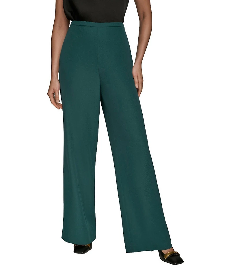 Donna Karan Crepe Wide Leg Pants