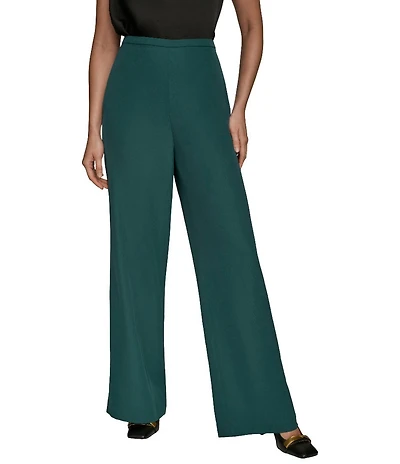 Donna Karan Crepe Wide Leg Pants