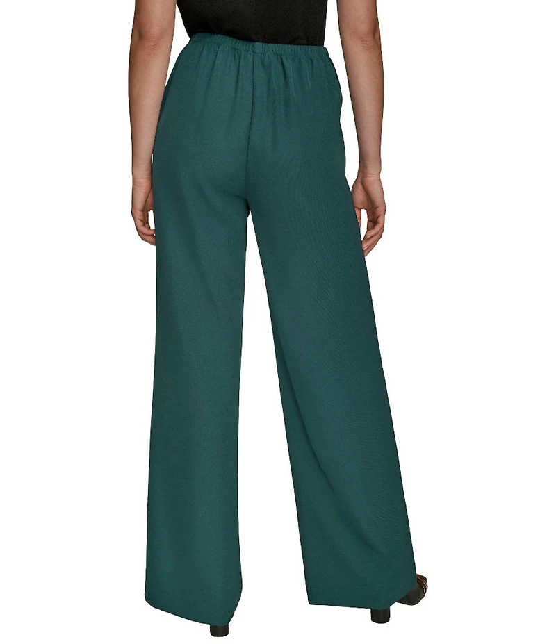 Donna Karan Crepe Wide Leg Pants