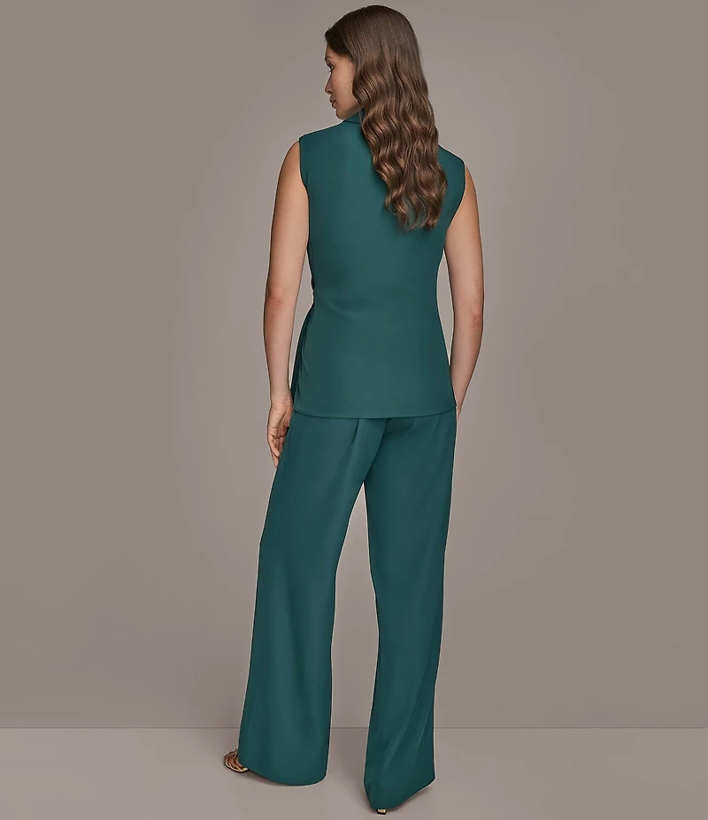 Donna Karan Crepe Wide Leg Pants