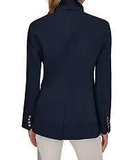 Donna Karan Denim Double Breasted Blazer