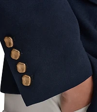 Donna Karan Denim Double Breasted Blazer
