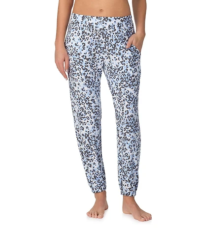 Donna Karan DKNY by Donna Karan Animal Print Jersey Knit Coordinating Lounge Joggers