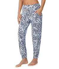 Donna Karan DKNY by Donna Karan Animal Print Jersey Knit Coordinating Lounge Joggers