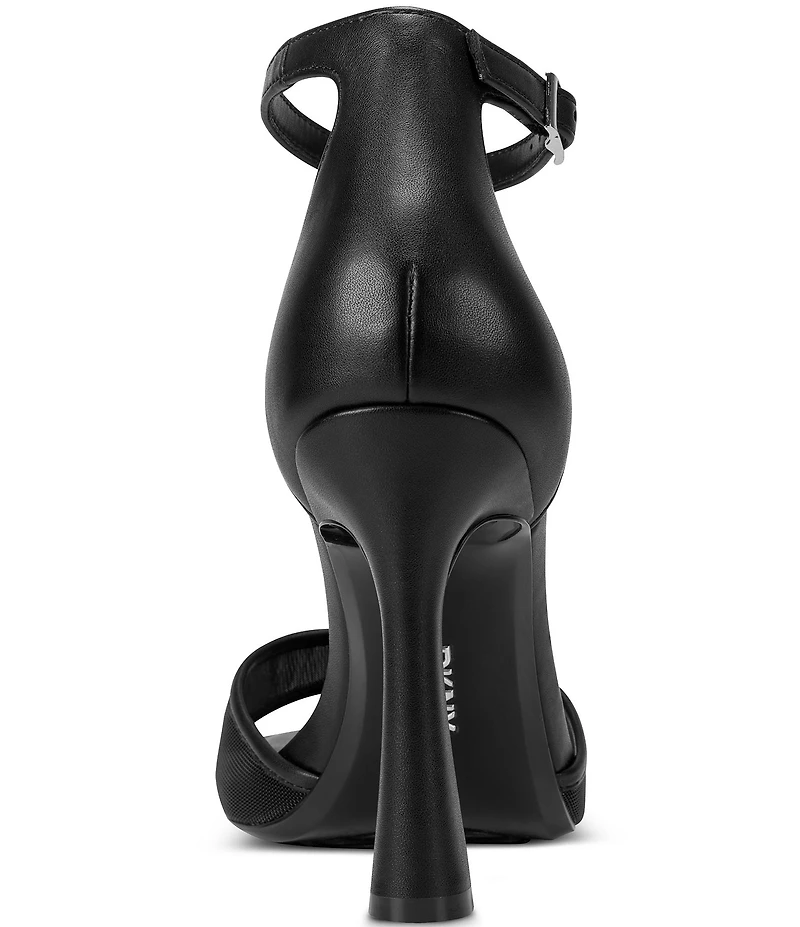 Donna Karan DKNY by Donna Karan Cirelle Mesh Ankle Wrap Dress Sandals