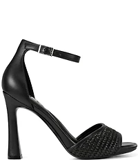 Donna Karan DKNY by Donna Karan Cirelle Raffia Ankle Wrap Dress Sandals