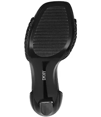 Donna Karan DKNY by Donna Karan Cirelle Raffia Ankle Wrap Dress Sandals