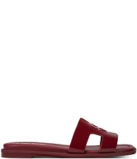 Donna Karan DKNY by Donna Karan Columba Patent Flat Slide Sandals