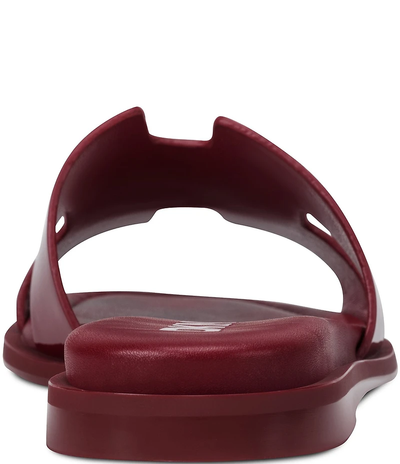 Donna Karan DKNY by Donna Karan Columba Patent Flat Slide Sandals