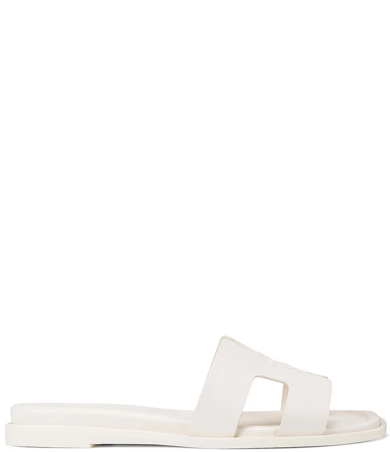 Donna Karan DKNY by Donna Karan Columba Patent Flat Slide Sandals