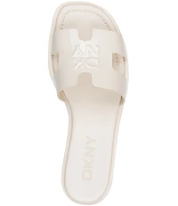 Donna Karan DKNY by Donna Karan Columba Patent Flat Slide Sandals