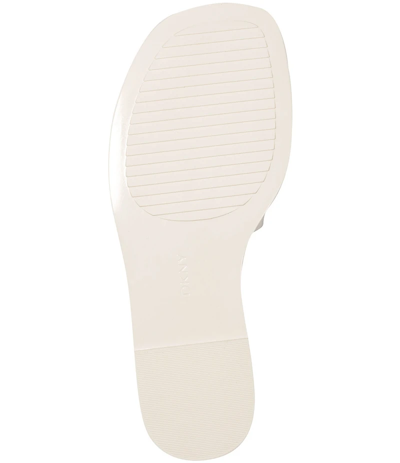 Donna Karan DKNY by Donna Karan Columba Patent Flat Slide Sandals