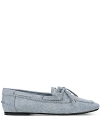 Donna Karan DKNY by Donna Karan Delmar Denim Boat Loafers
