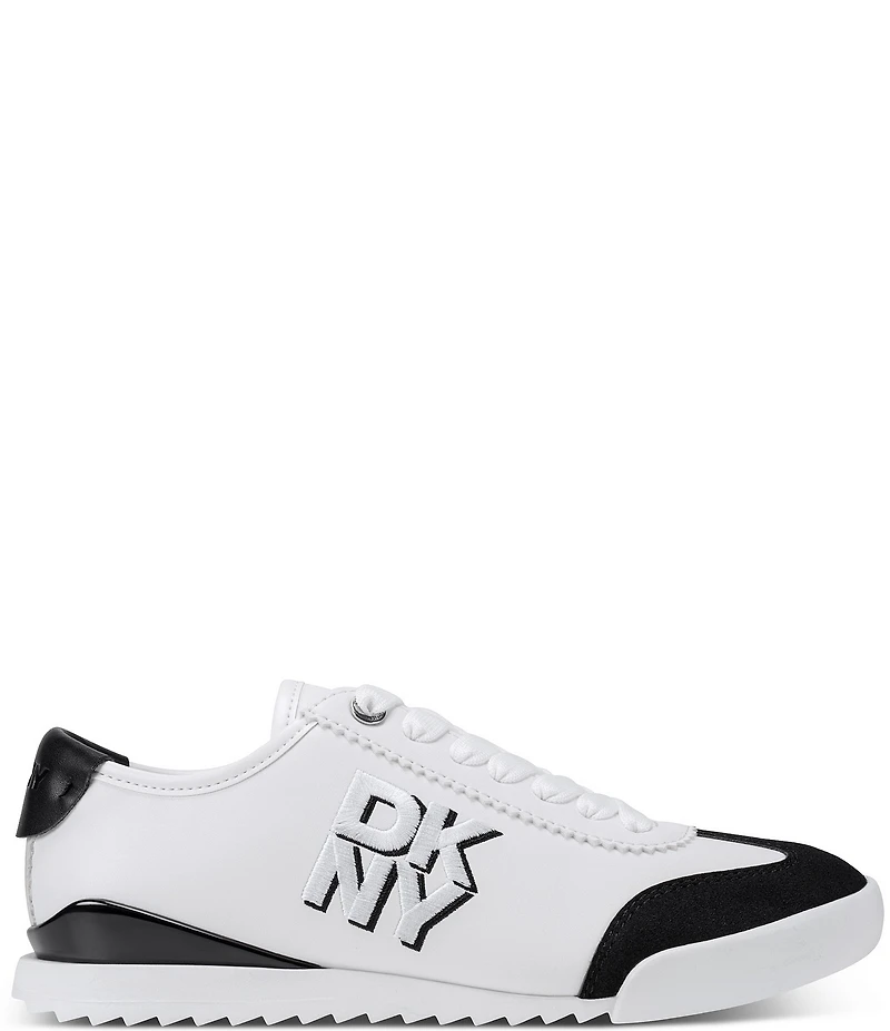 Donna Karan DKNY by Donna Karan Eversley Canvas DKNY Logo Lace Up Sneakers